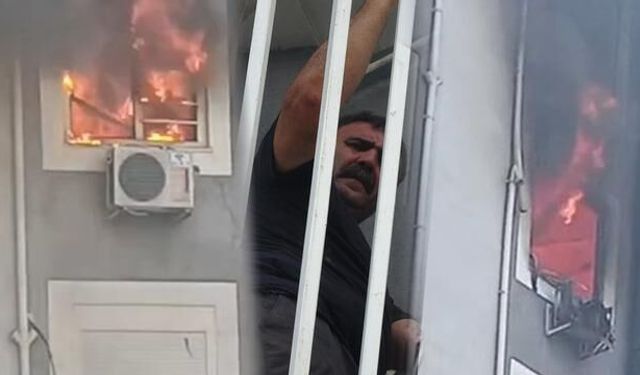 Antalya Konyaaltı'nda Yangın: Mahsur Kalan Aile Kurtarıldı, Yakınları Panik Yaşadı