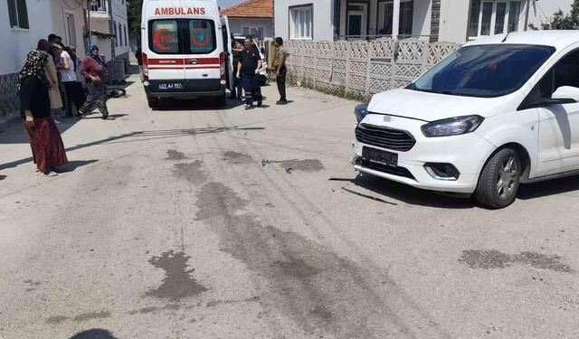 Çorum'da Otomobil ve Motosiklet Çarpıştı: 1 Yaralı