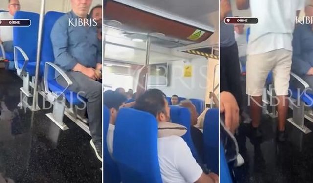 Girne açıklarında batan gemide yolcuların korku dolu anları ortaya çıktı