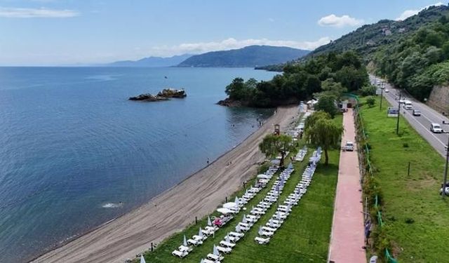 Ordu Aktaş Plajı Yeniden Açıldı, Yazın Gözdesi Haline Geldi