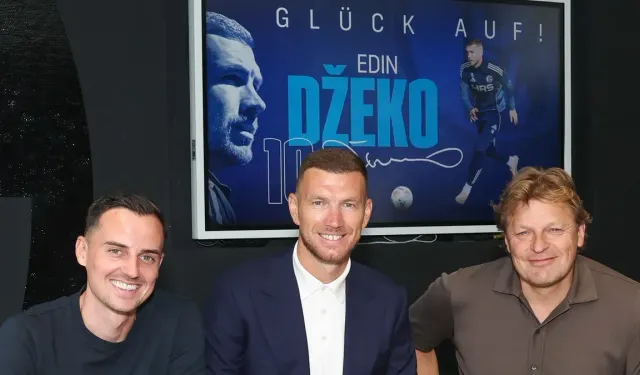 Schalke 04, Edin Dzeko ile 1 Yıllık Sözleşme Yeniledi