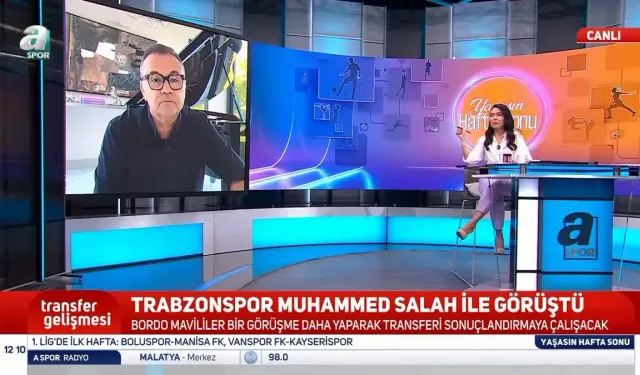 Trabzonspor'un Mohamed Salah İçin Yaptığı Teklif Canlı Yayında Açıklandı