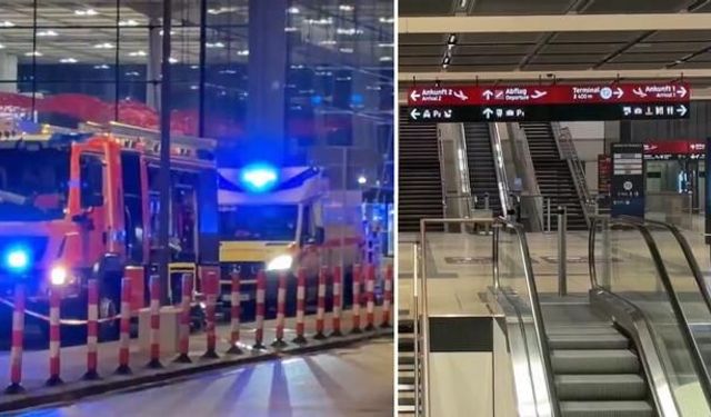 Berlin-Brandenburg Havalimanı'nda tehlikeli madde alarmı sonrası Terminal 1 tahliye edildi