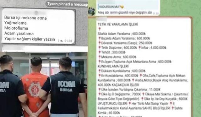 Bursa'da suç örgütlerine destek veren 10 kişi gözaltına alındı