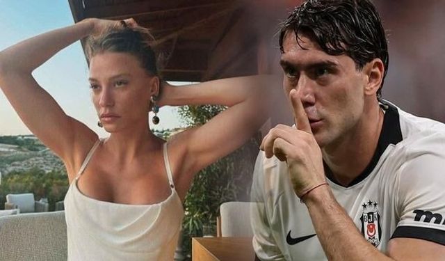 Dusan Vlahovic, Serenay Sarıkaya'nın Sosyal Medya Paylaşımını Beğendi