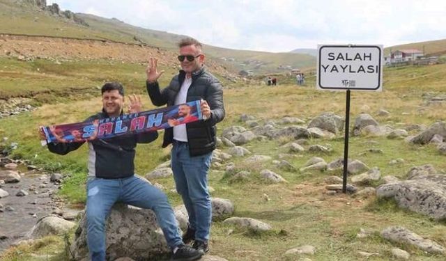 Trabzon'da Mohamed Salah'ın Ziyareti Yaylada Yeni Fotoğraf Noktası Oluşturdu