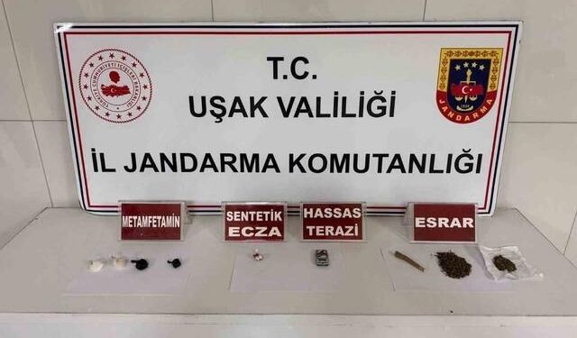 Uşak'ta uyuşturucu operasyonunda 4 kişi tutuklandı