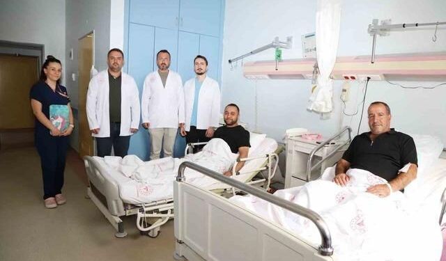 Van'dan Kahta Devlet Hastanesine Gelen İki Hasta Varis Ameliyatıyla Sağlığına Kavuştu