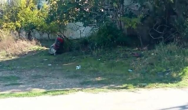 Antalya Manavgat'ta motosiklet kazasında 2 kişi yaralandı
