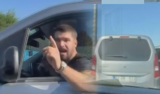 Bakırköy'de Kadın Sürücünün Önünü Keserek Tepki Gösteren Hafif Ticari Araç Sürücüsü