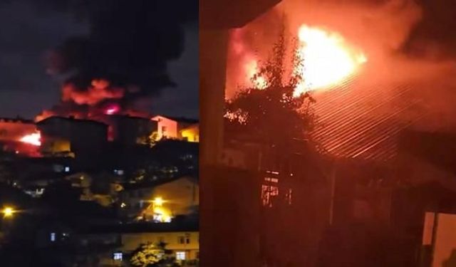 Beykoz'da kulübede başlayan yangın iki binaya sıçradı