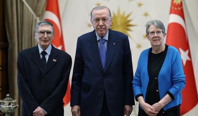 Cumhurbaşkanı Erdoğan, Nobel Ödüllü Prof. Dr. Aziz Sancar'ı Kabul Etti