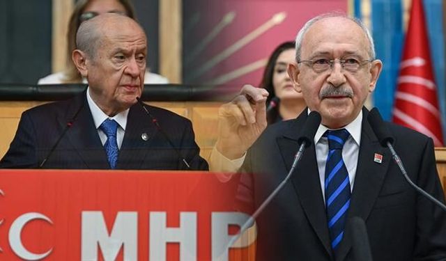 Devlet Bahçeli ve Kemal Kılıçdaroğlu TBMM'de Görüştü