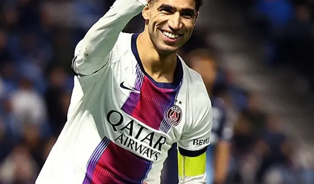 Hakimi'nin üç golüyle PSG, Le Havre'ı 5-1 yendi