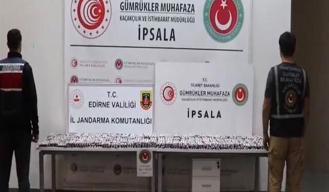 İpsala Sınır Kapısı'nda 17 bin 121 uyuşturucu hap ele geçirildi