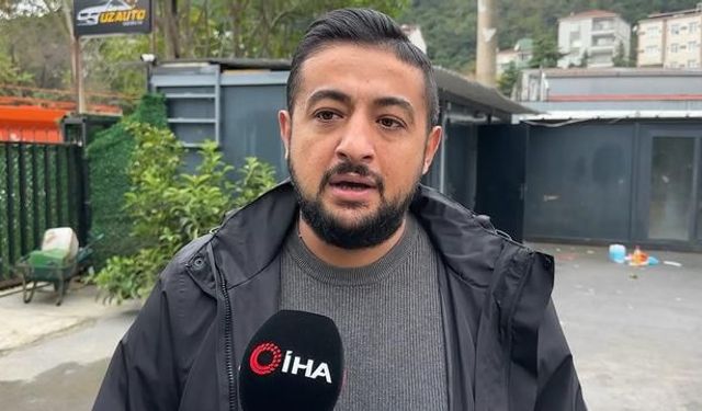 İstanbul Ayazağa'da Selde Mahsur Kalan Sürücü Esnaf Tarafından Kurtarıldı