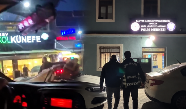 İstanbul Sarıyer'de Trafikte Cam Kırma Olayı: Sürücü B.B. Yakalandı
