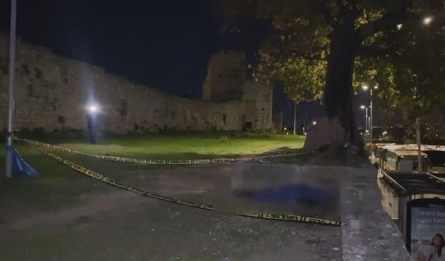 İstanbul Zeytinburnu'nda Tarihi Surlar Yanında Erkek Cesedi Bulundu