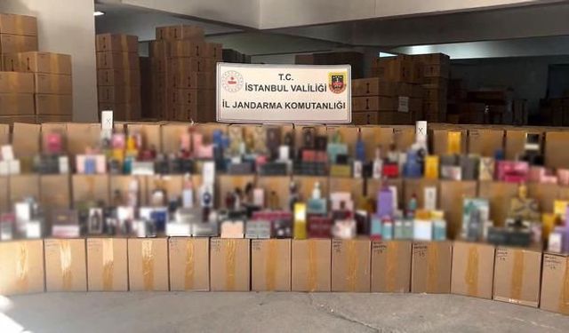 İstanbul'da 350 Milyon TL Değerinde Sahte Parfüm Operasyonu