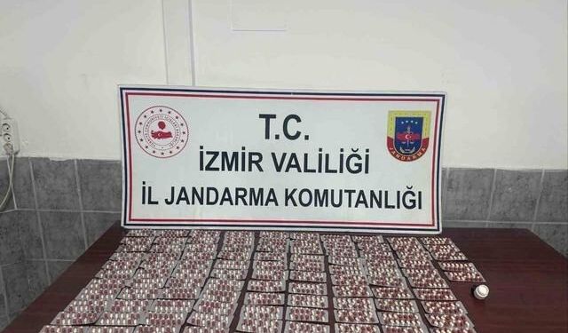 İzmir Kınık'ta Jandarma Uyuşturucu Hap Operasyonu Düzenledi