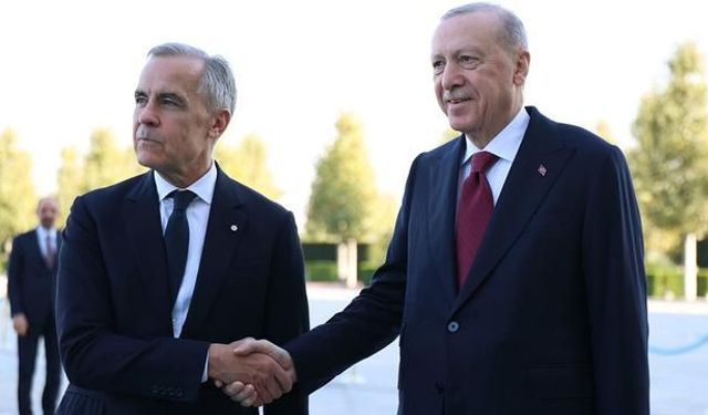 Kanada Başbakanı Mark Carney Türkiye'de Cumhurbaşkanı Erdoğan tarafından karşılandı