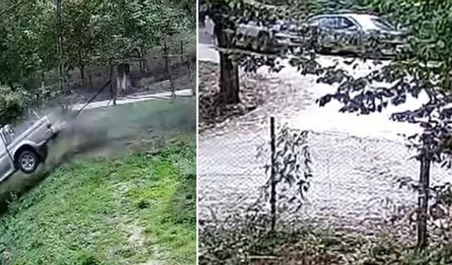 Karabük Yenice'de Kamyonet Park Halindeki Araca Çarptı, 3 Kadın Ölümden Döndü