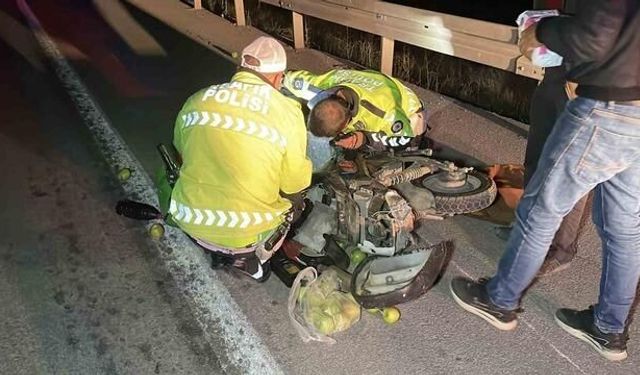 Karaman'da elektrikli bisiklet yayaya çarptı, 2 kişi yaralandı