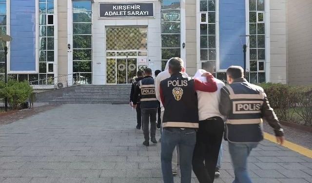 Kırşehir'de kasten yaralama ve yağma operasyonunda 3 kişi tutuklandı