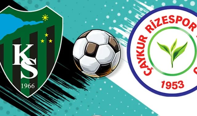 Kocaelispor ile Çaykur Rizespor Süper Lig 10. haftasında karşılaşacak