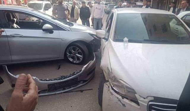 Kurtalan'da İki Araç Maddi Hasarlı Trafik Kazası Yaşandı