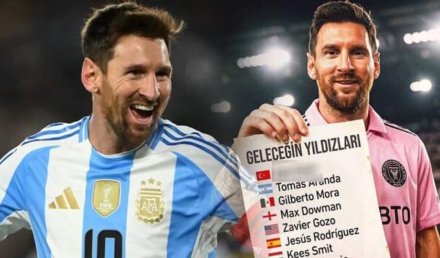 Lionel Messi, Geleceğin Yıldızları Arasında Türk Futbolcu Can Uzun'u Gösterdi