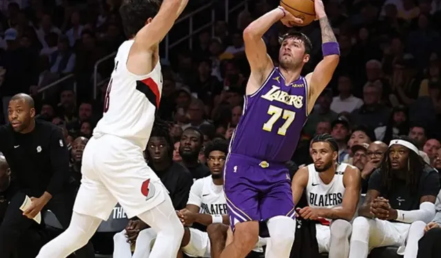 Los Angeles Lakers, Luka Doncic'in 41 sayısına rağmen Portland Trail Blazers'a yenildi