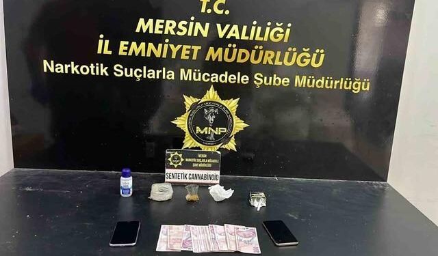 Mersin'de uyuşturucu ticareti yapan 2 kişi tutuklandı