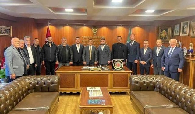 MHP Yenişehir İlçe Yönetimi BESOB Başkanı Fahrettin Bilgit'i Ziyaret Etti