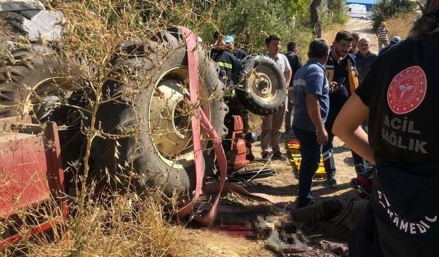 Muğla'da traktör devrildi: Sürücü ve eşi yaşamını yitirdi