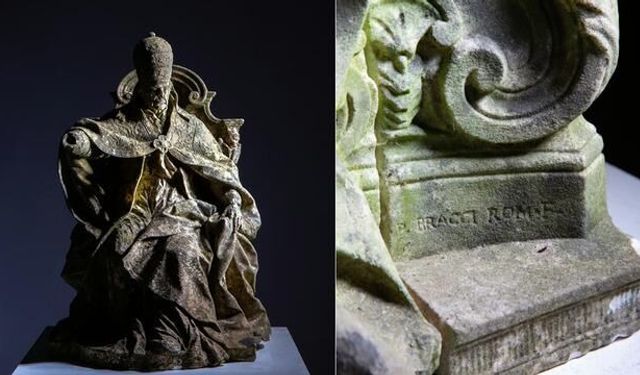 Pietro Bracci'nin Unutulmuş Mermer Heykeli İngiltere'de Bulundu