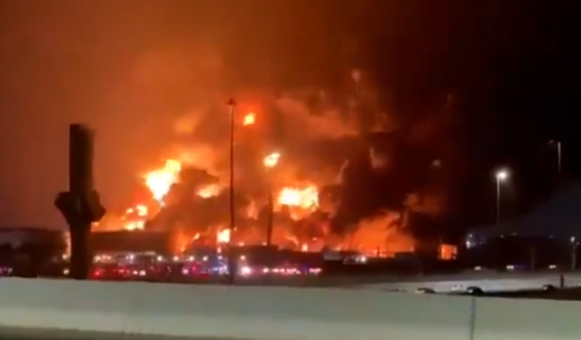 Suudi Arabistan'da Saudi Aramco'nun binasına balistik füze saldırısı