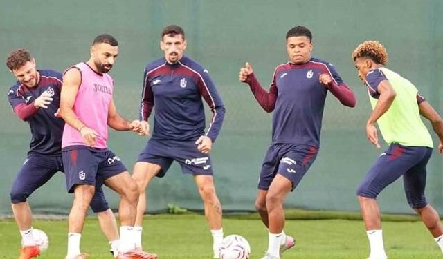 Trabzonspor, Samsunspor maçı öncesi hazırlıklarını sürdürüyor