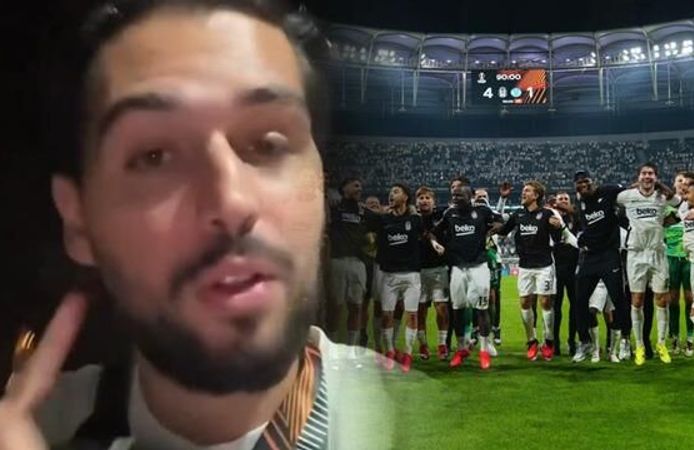 Beşiktaş-Marsilya maçındaki atmosfer Fransız gazeteciyi etkiledi