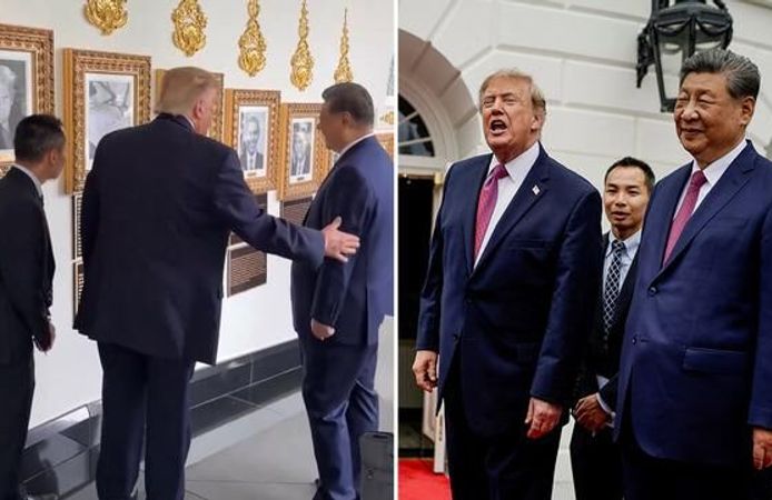 Beyaz Saray'da Şi Cinping, Trump'ın Biden şakasına güldü