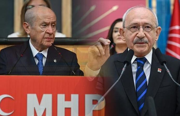 Devlet Bahçeli ve Kemal Kılıçdaroğlu TBMM'de Görüştü
