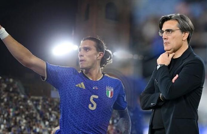 İtalya'nın golü sonrası Türk taraftarlar Montella'ya tepki gösterdi