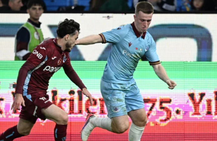 Trabzonspor, Drogheda United karşısında hazırlık maçını 1-0 kaybetti