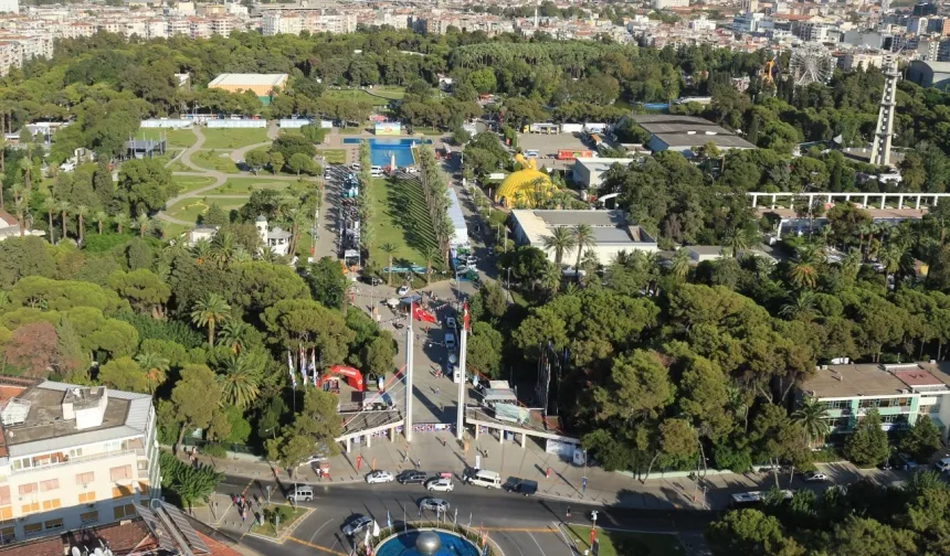 İzmir Kültürpark'ta yeşil alanlar artıyor
