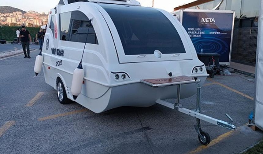 Bu karavan yüzüyor! Yurt dışından talep görüyor...