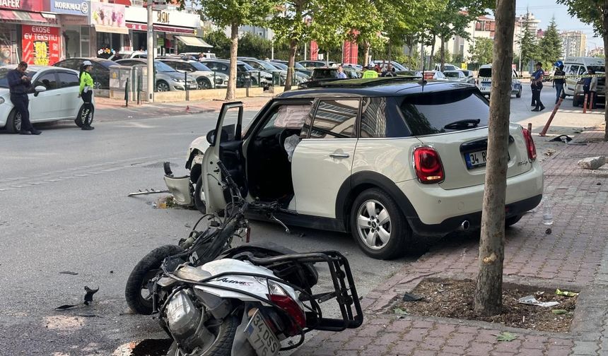 Otomobilin çarptığı kurye, ilk iş gününde öldü