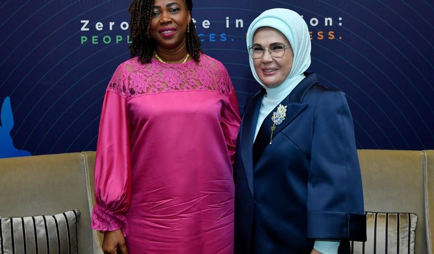 Emine Erdoğan, Sierra Leone Cumhurbaşkanı'nın eşi ile görüştü