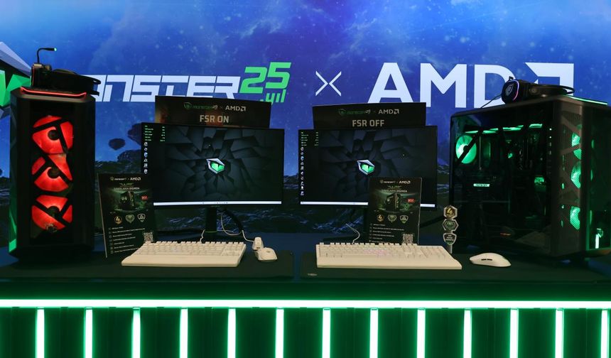 Monster, AMD iş birliğiyle yeni nesil masaüstü bilgisayarlarını tanıttı
