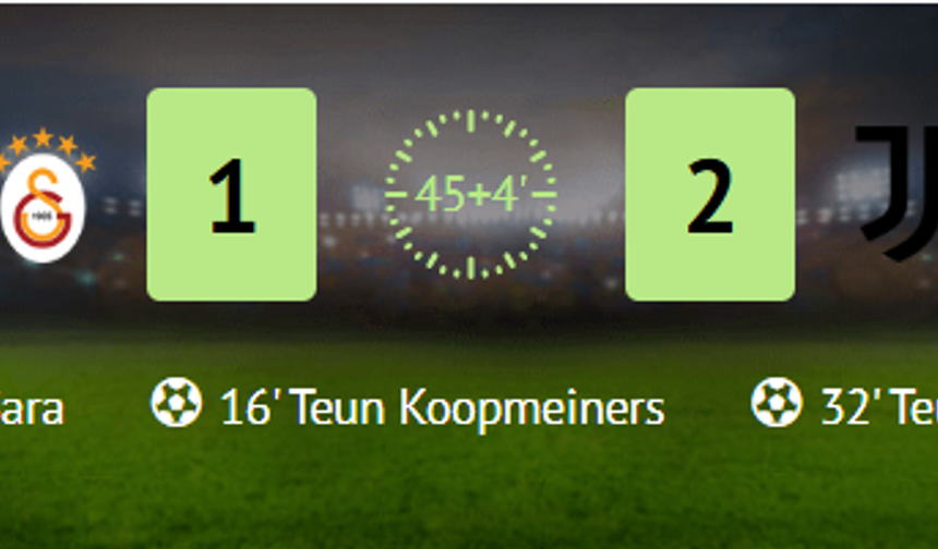 Galatasaray, 16 play-off turu ilk maçında Juventus ile karşı karşıya geliyor.