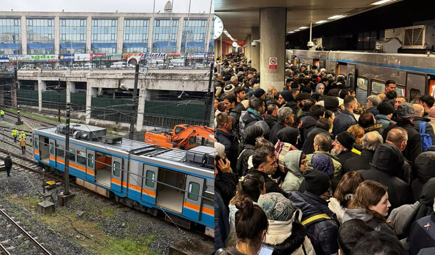 Esenler’de Metro Raydan Çıktı: Yolcular Raylarda Yürüdü